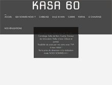 Tablet Screenshot of kasa60.fr